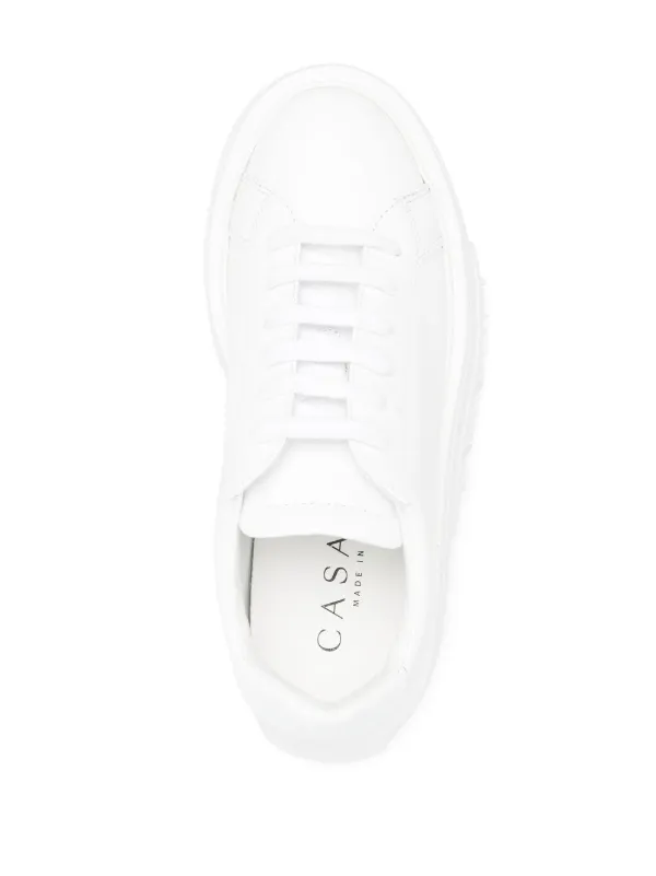 スニーカー Casadei Perforated Leather Sneakers With Chunky Sole 18901174_41396469_600.jpg