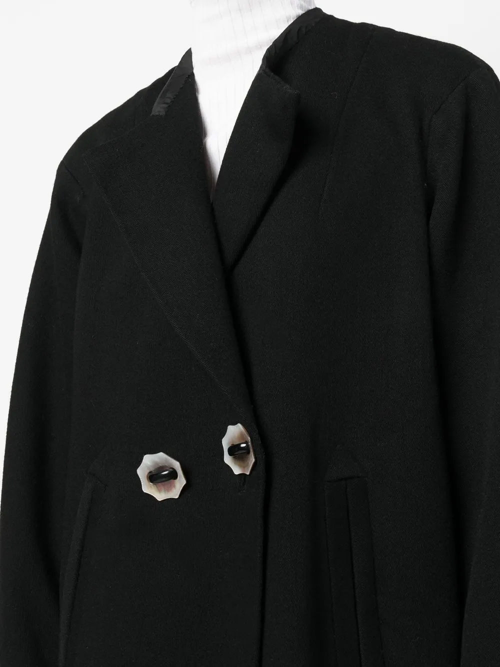 1940s Notch Lapels Double-Breasted Coat