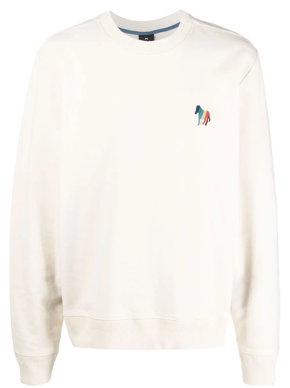 

PS Paul Smith sudadera con logo bordado y diseño color block - Neutro