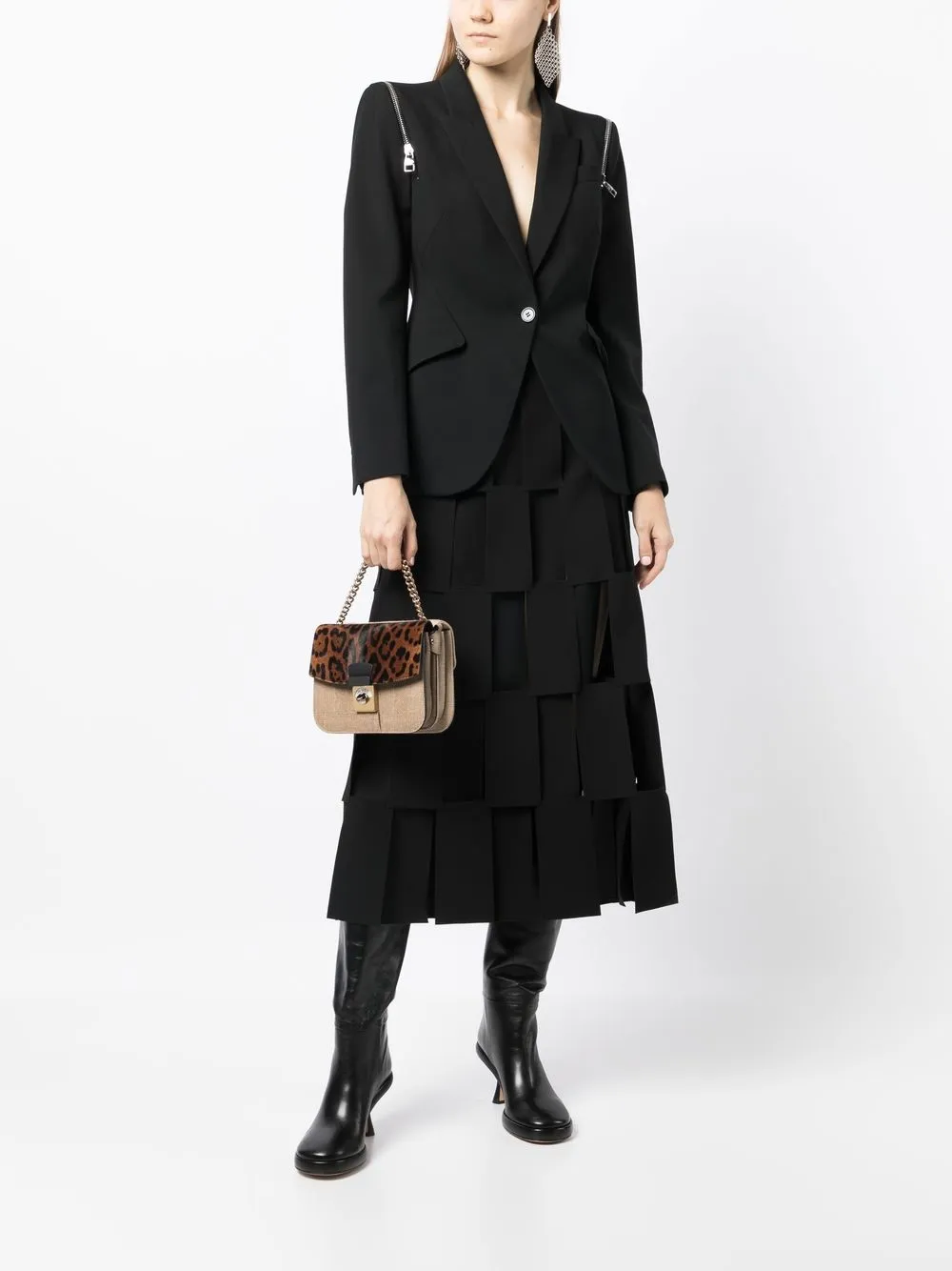 Maison Margiela Boekentas met rits - Bruin