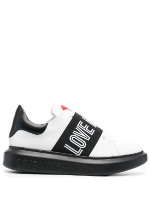 Moschino logo discount print sneakers