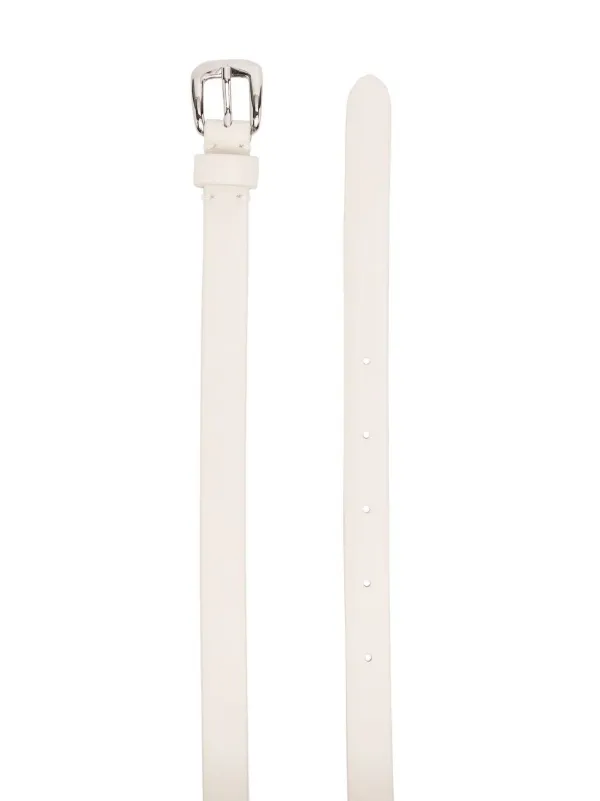 【Maison Margiela】 BELT 15 MM Maison Margiela 15mm polished-buckle Belt | White | FARFETCH