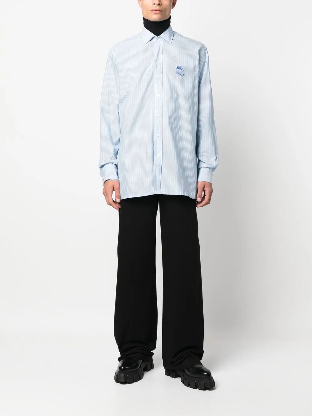 ETRO Button-up overhemd - Blauw