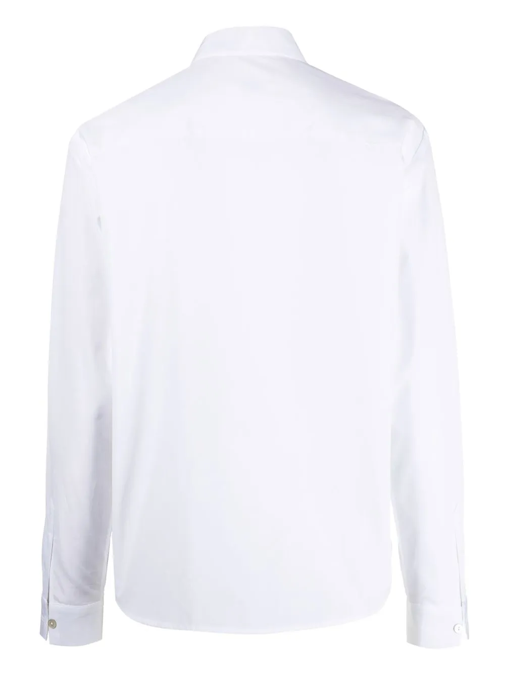 Barba Blouse met puntige kraag - Wit
