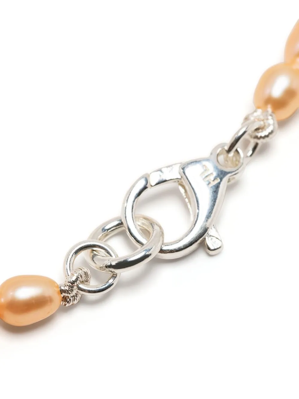 Shop Hatton Labs Freshwater-pearl Bracelet In Pink