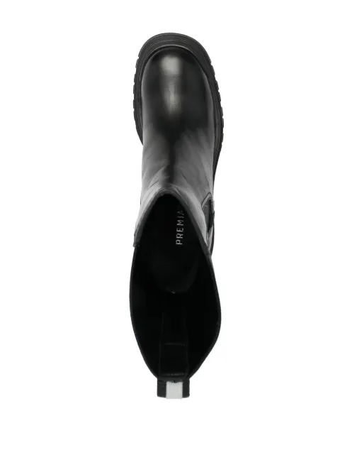 Premiata block-heel leather boots M6347GAUCHONERO - 3