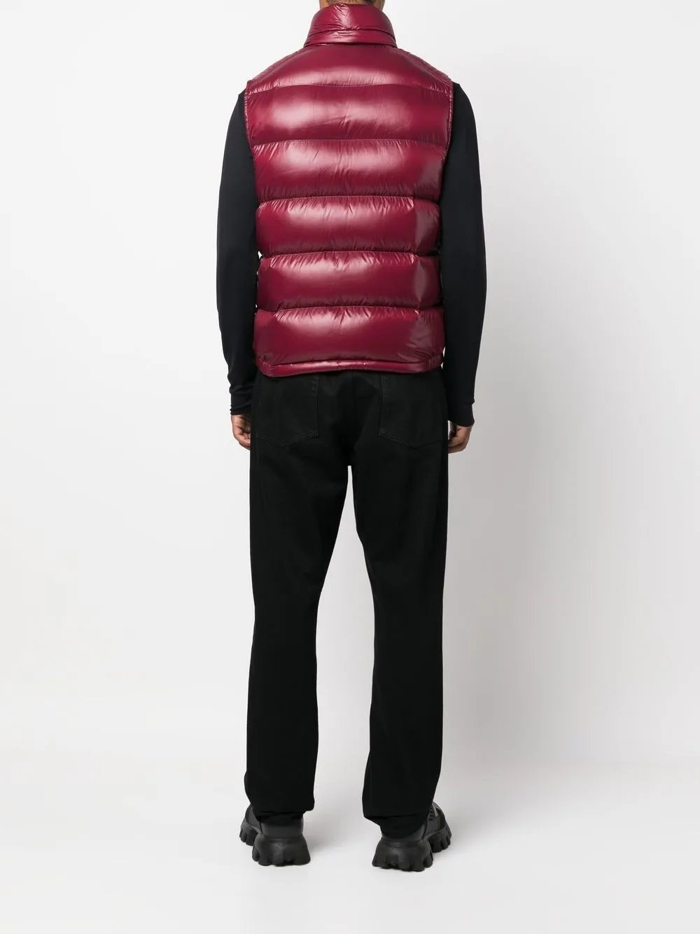 Moncler Chest logo patch Detail Gilet Farfetch