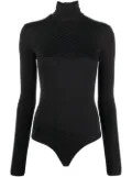 AMBUSH jacquard turtleneck top - Black