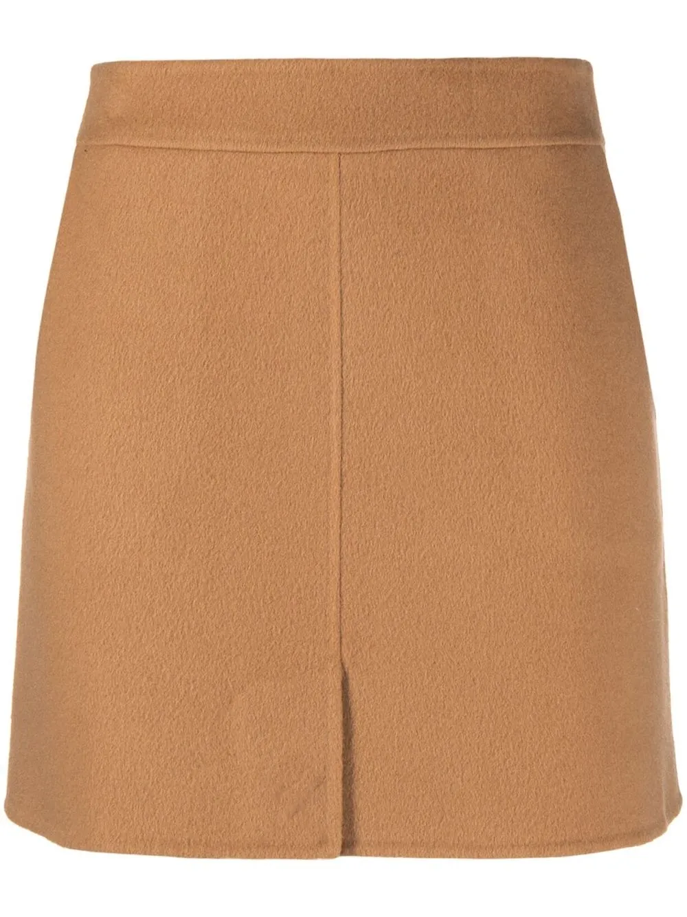 

P.A.R.O.S.H. wool A-line mini skirt - Neutrals