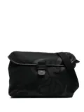 Leathersmith of London Lion canvas messenger bag - Black