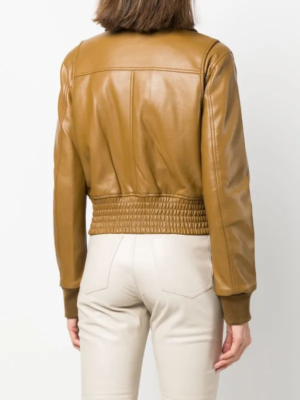 diesel cropped bomber jacket