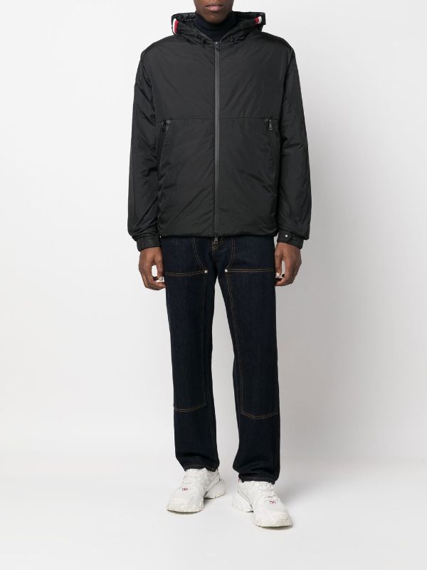 Moncler logo-patch Sleeve Hooded Jacket - Farfetch