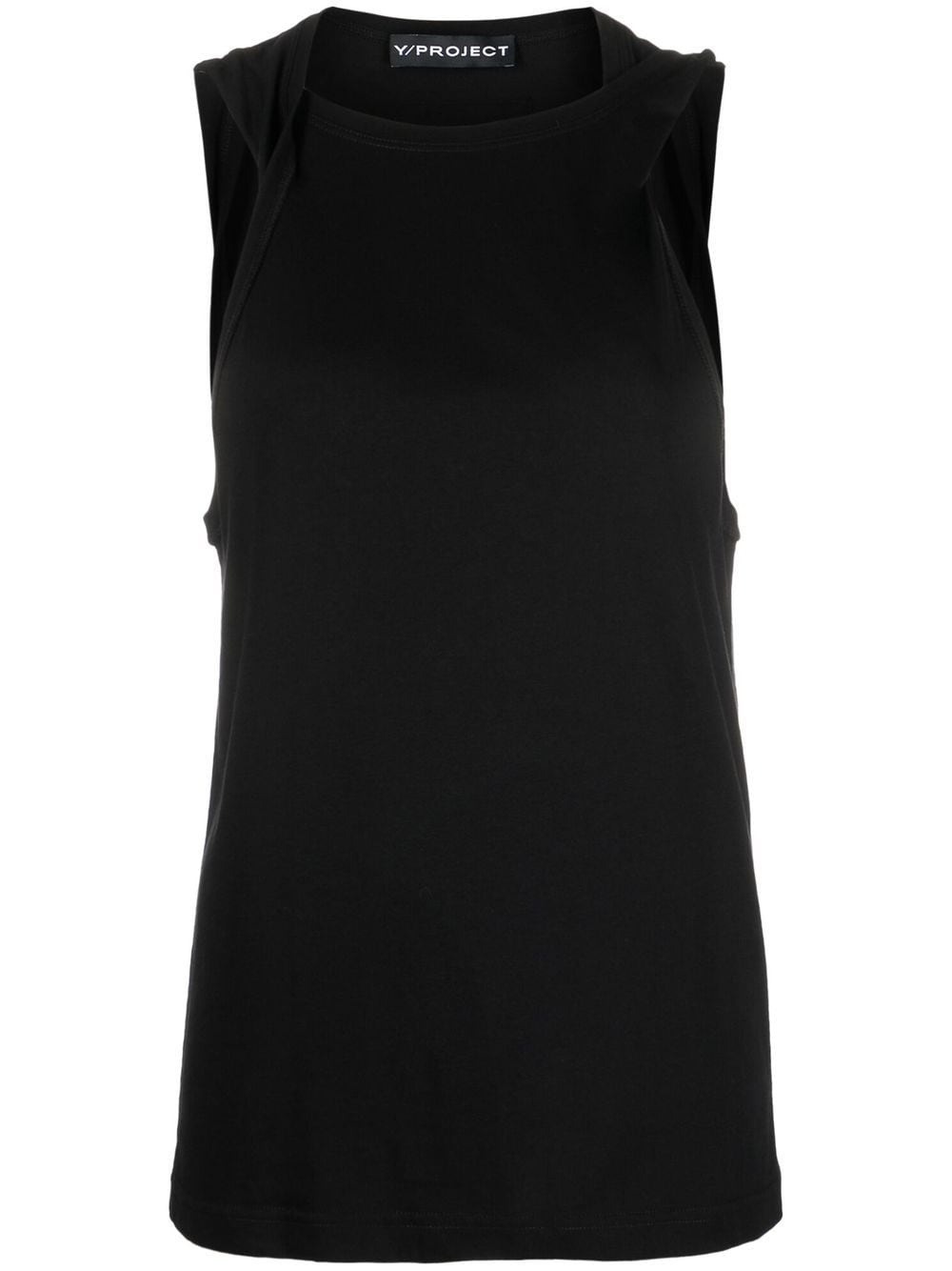 Y/Project twist-shoulder Tank Top - Farfetch