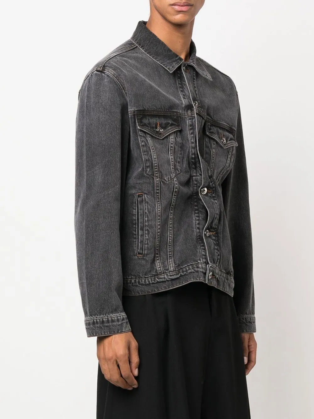 Denim X Nylon Twill Jacket main image 1