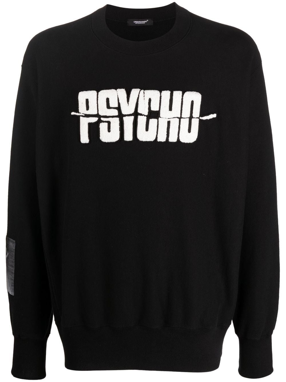 

Undercover Psycho appliqué crew neck sweatshirt - Black