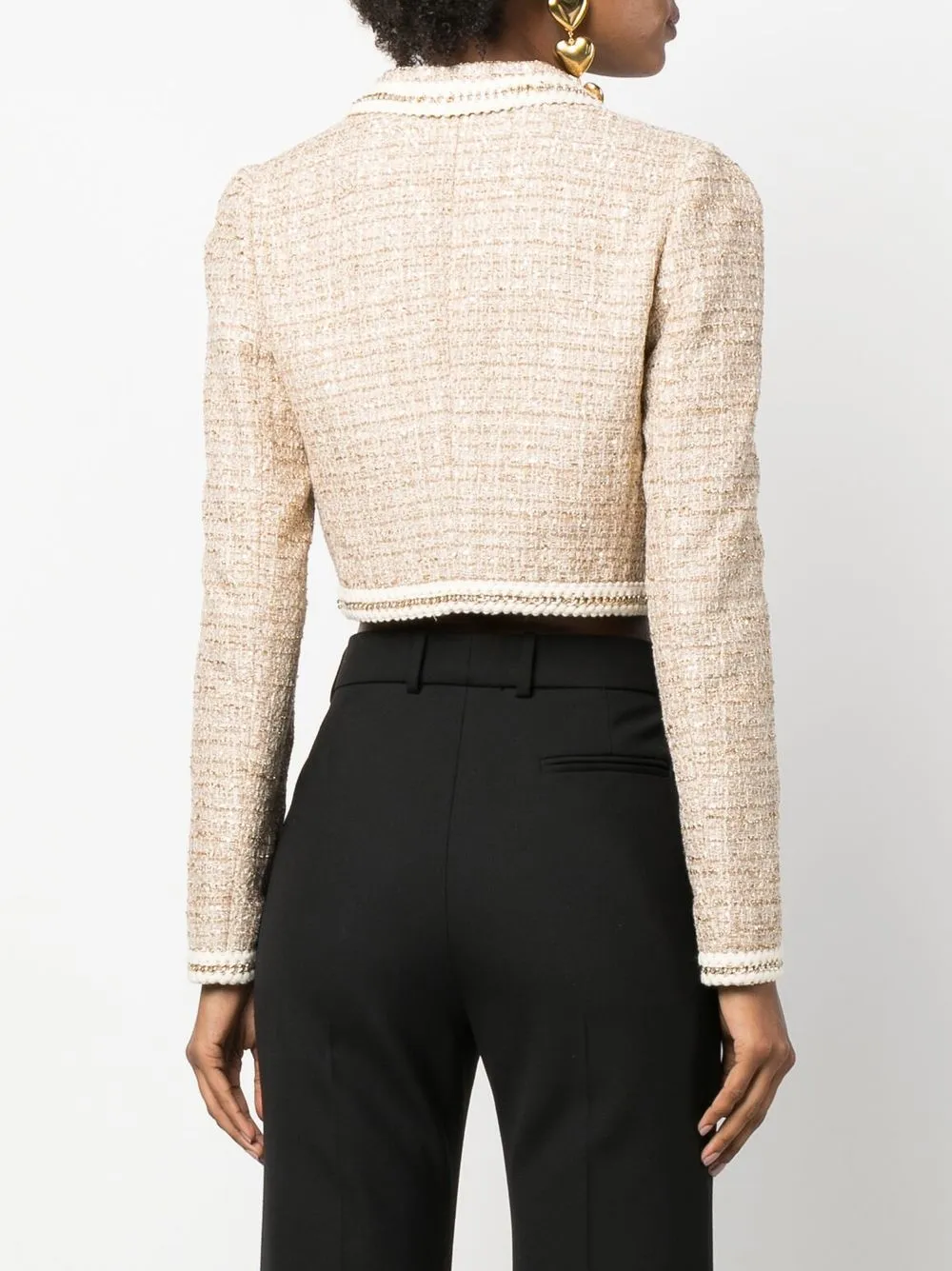 cropped tweed jacket
