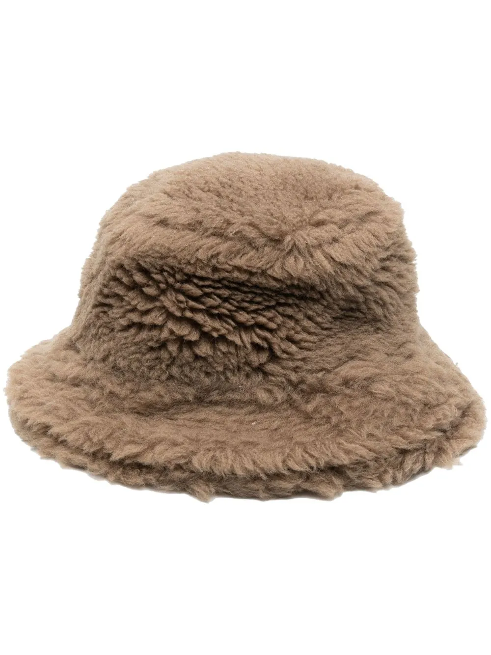 

sacai fleece-texture bucket hat - Neutrals