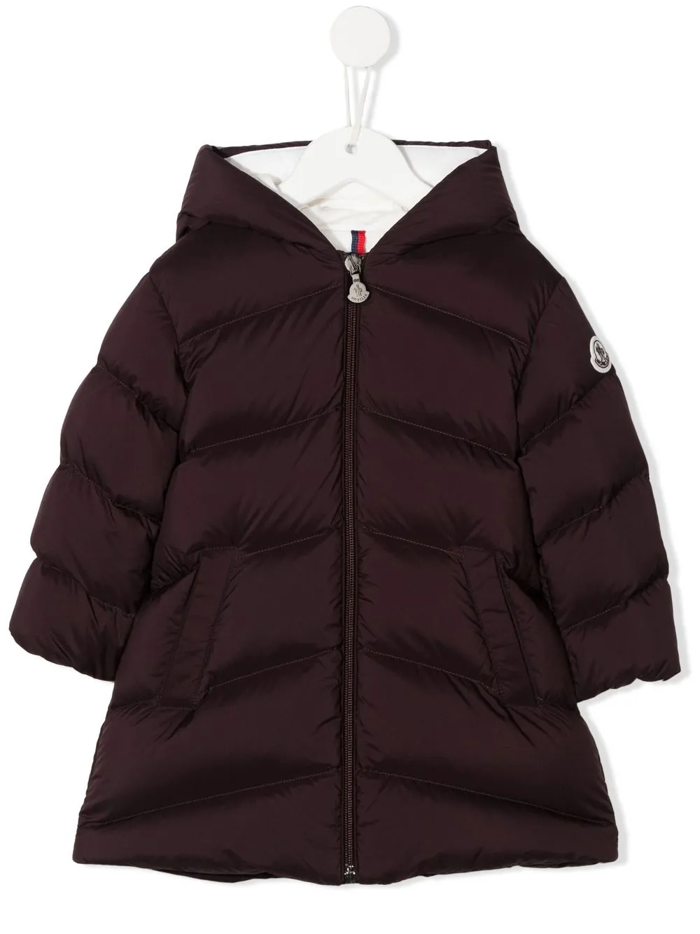 

Moncler Enfant feather-down coat - Purple