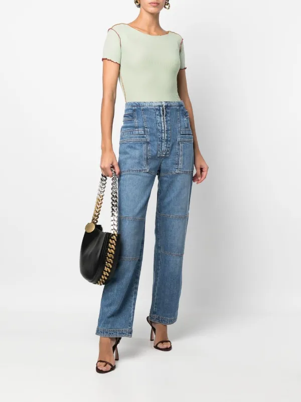 Stella McCartney straight-leg Cargo Jeans - Farfetch