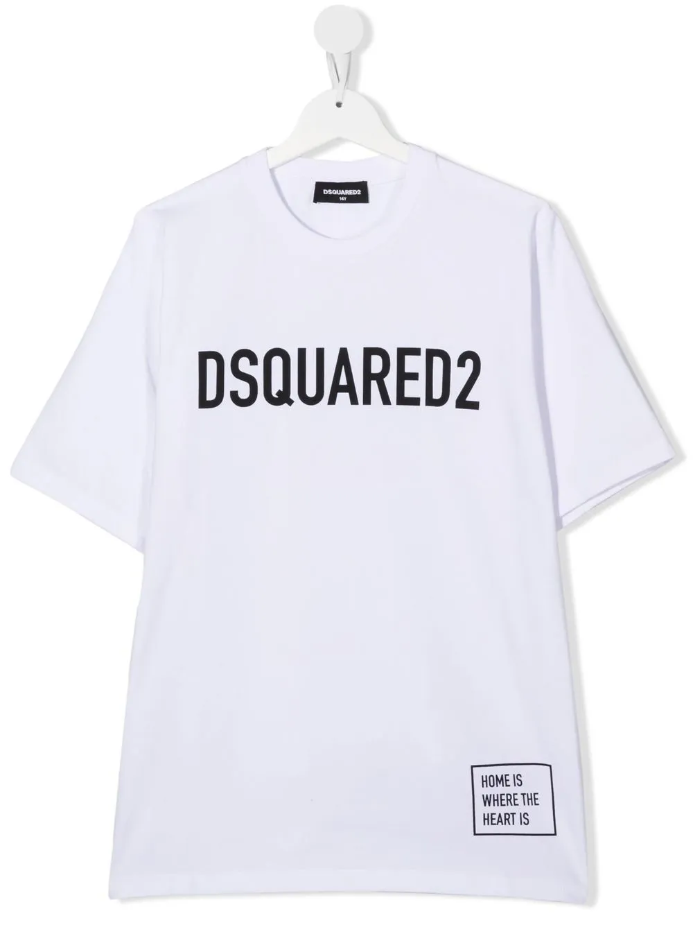 

Dsquared2 Kids playera con logo estampado y cuello redondo - Blanco