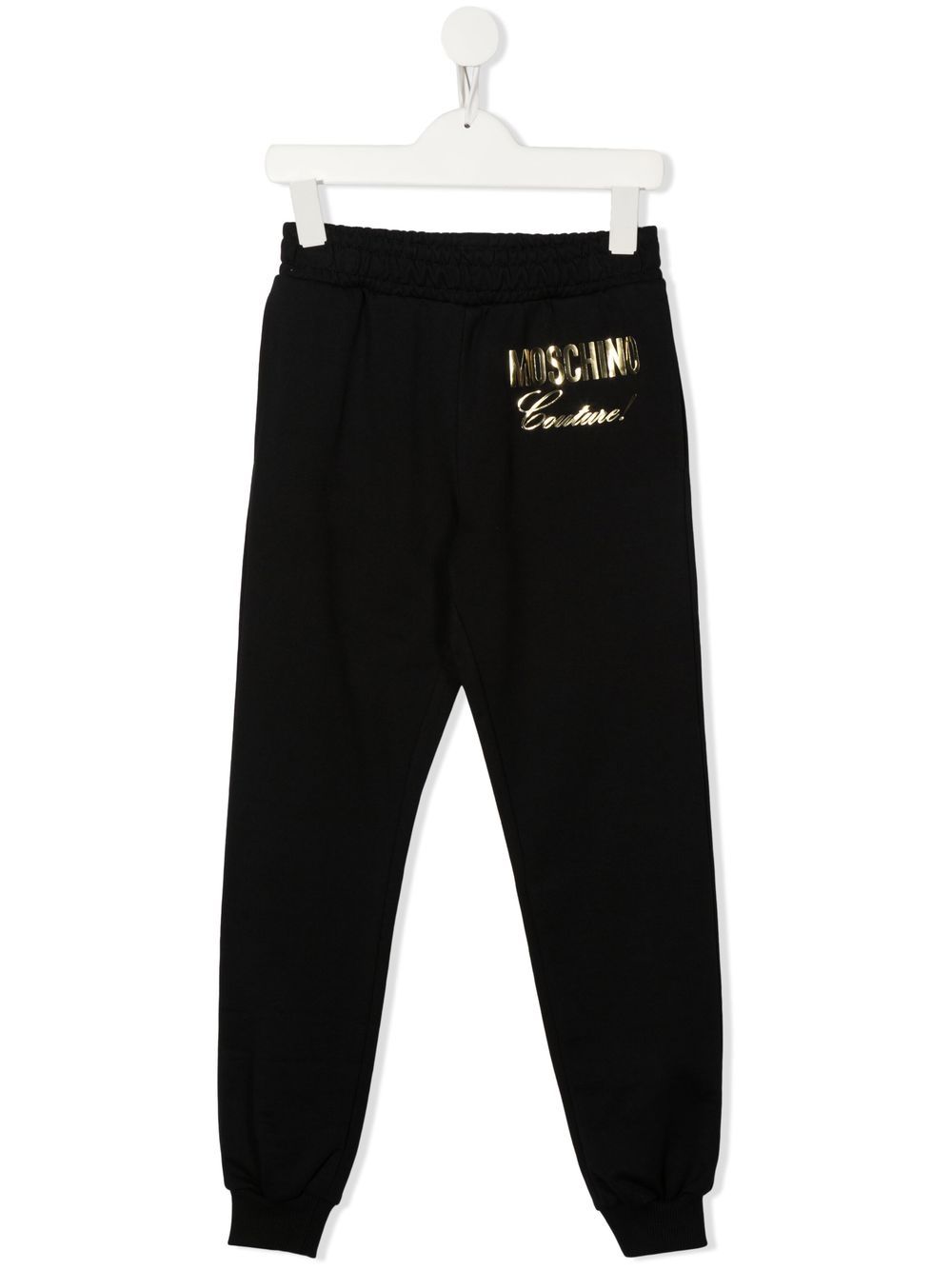 

Moschino Kids pants con letras del logo - Negro