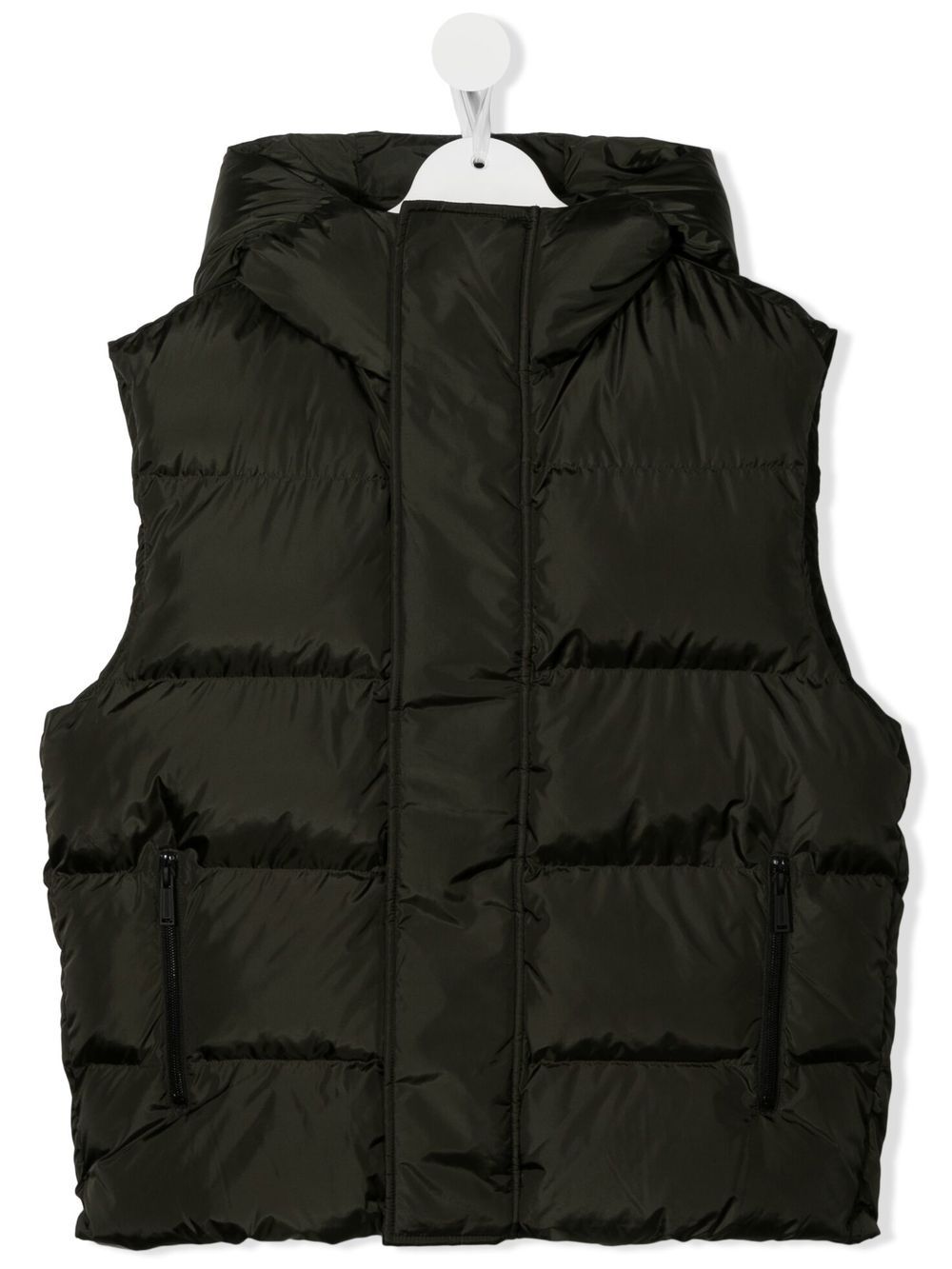 

Dsquared2 Kids TEEN hooded puffer gilet - Green