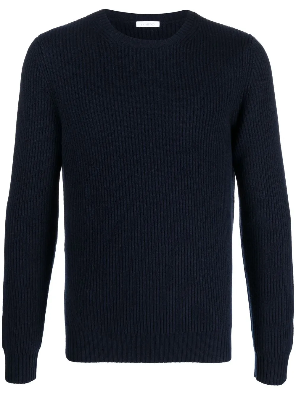 

Malo ribbed-knit cashmere jumper - Blue