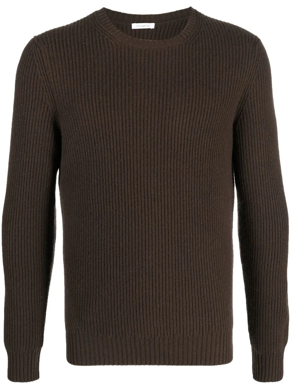 

Malo ribbed-knit cashmere jumper - Brown