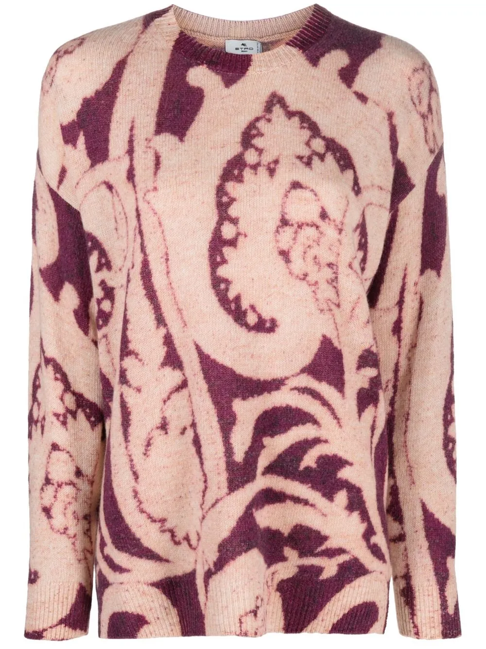 

ETRO paisley-patterned wool jumper - Red