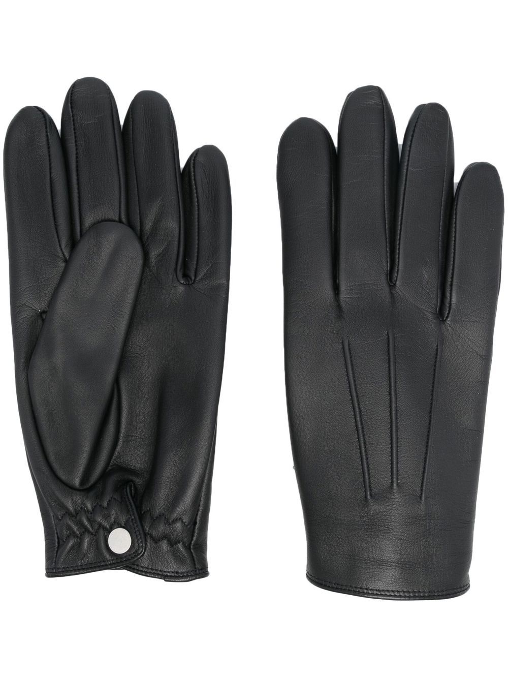 SANDRO Classic Leather Gloves - Farfetch