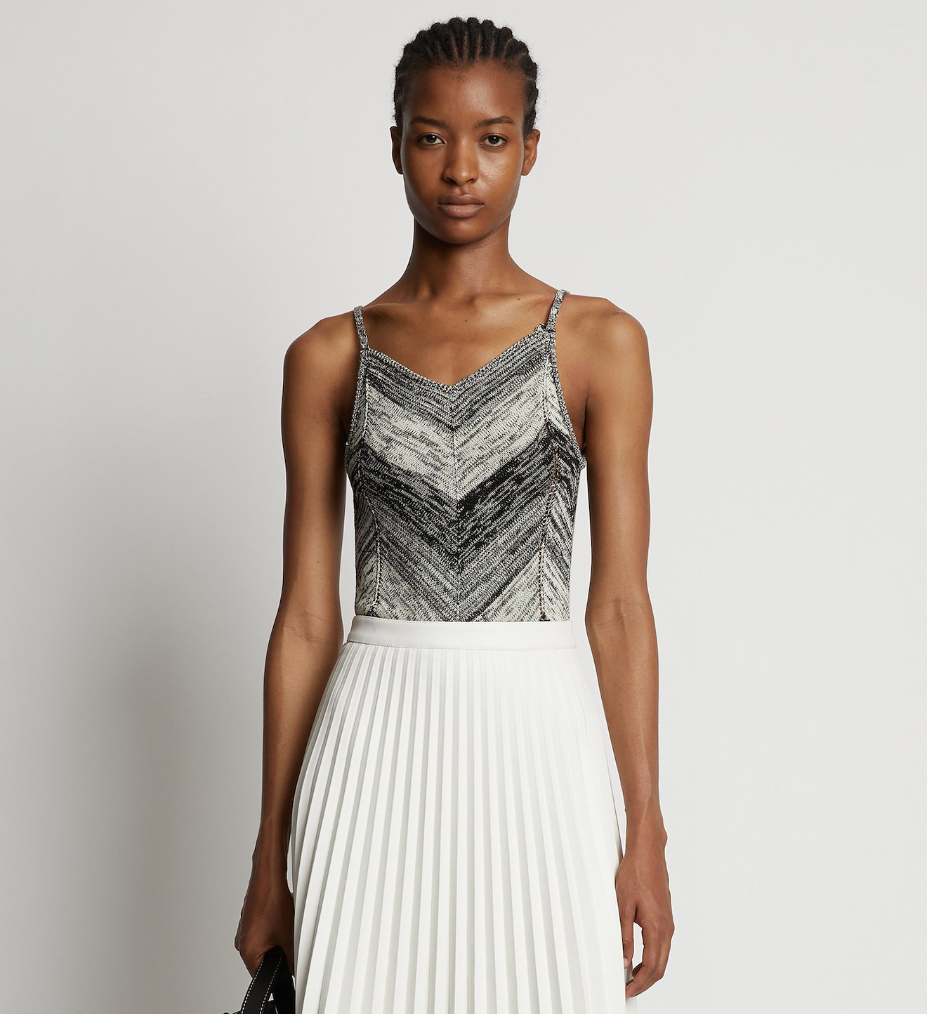 Marled Stripe Body Suit