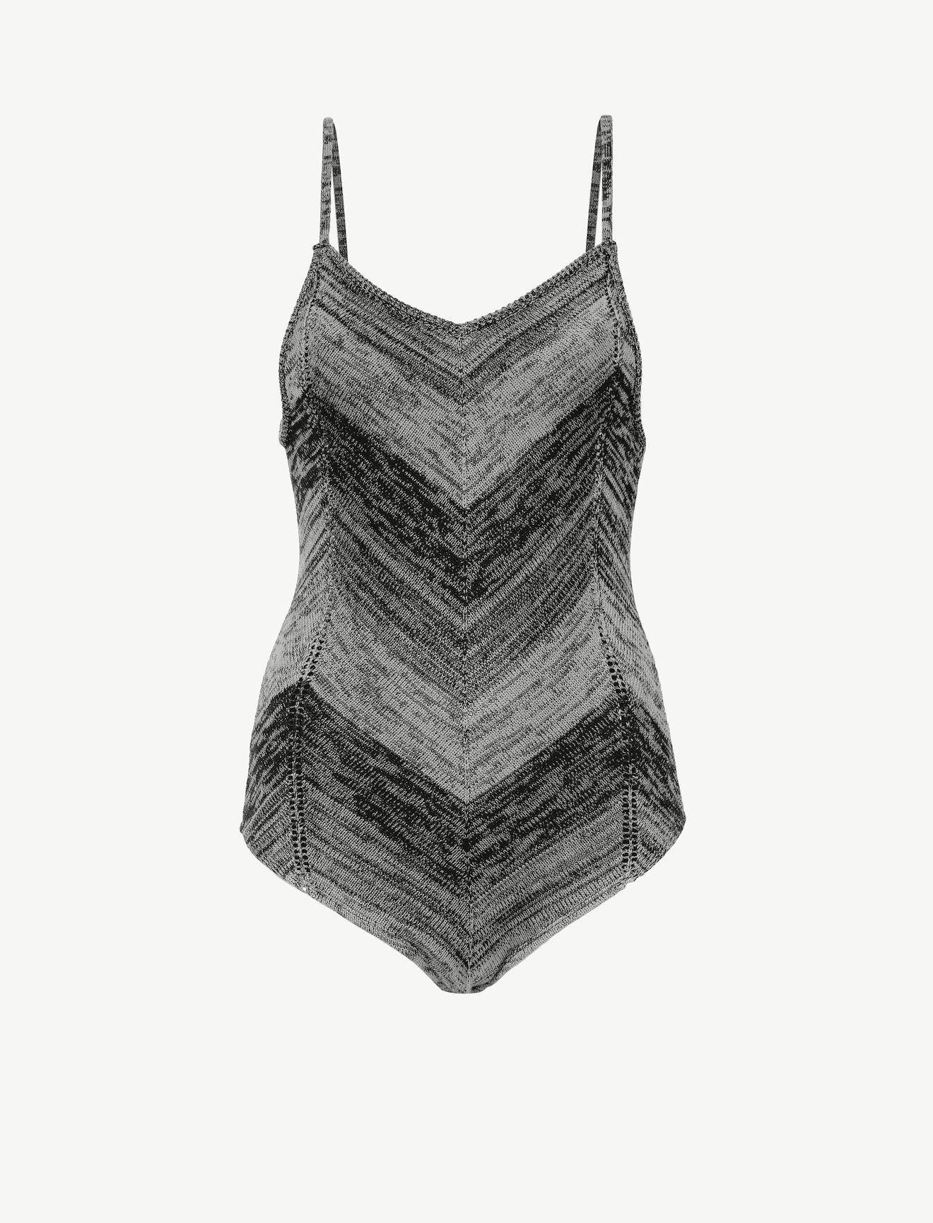Marled Stripe Body Suit #5