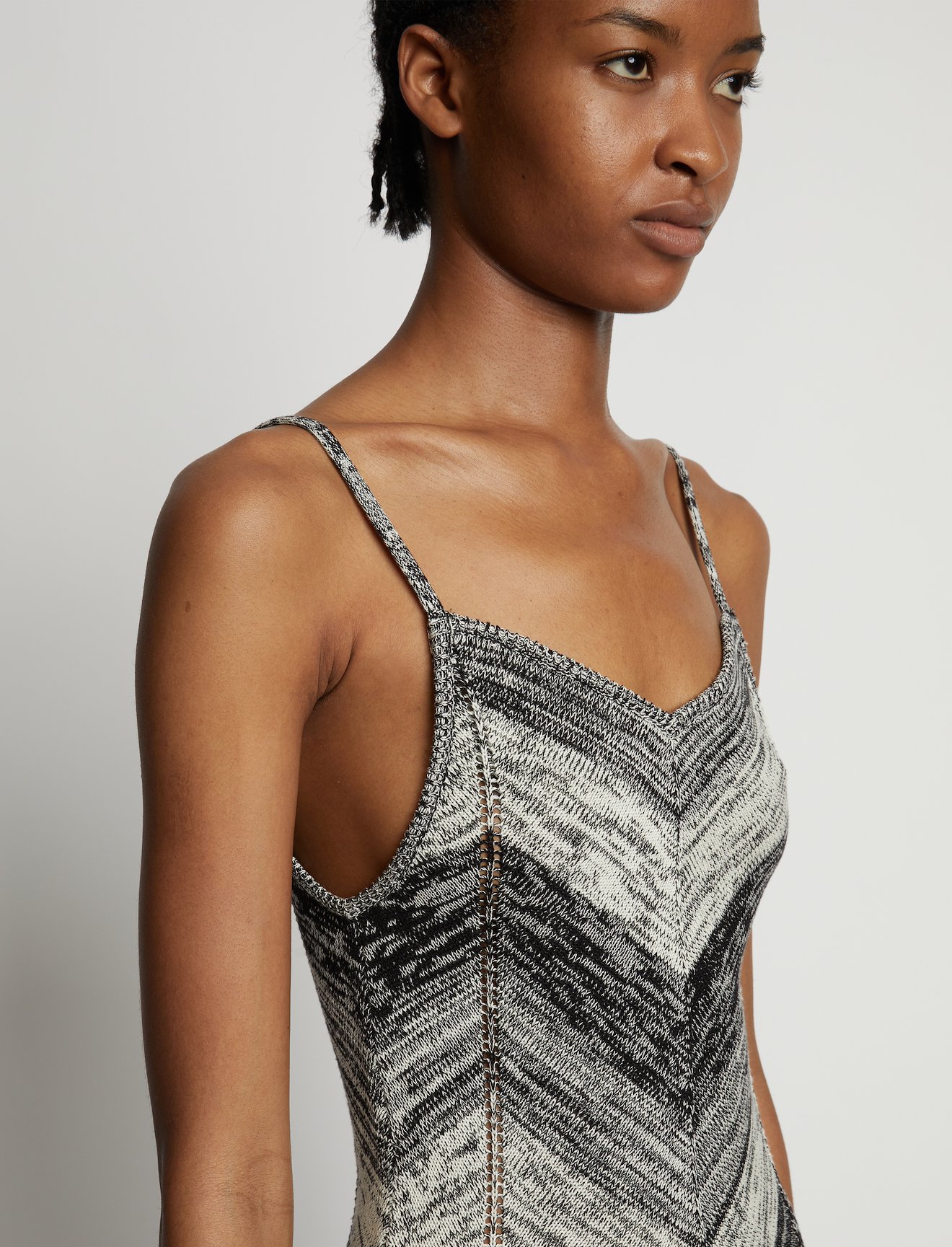 Marled Stripe Body Suit #4