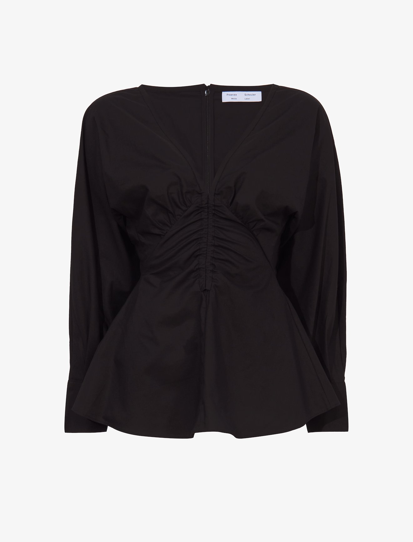 Poplin V-Neck Top #5