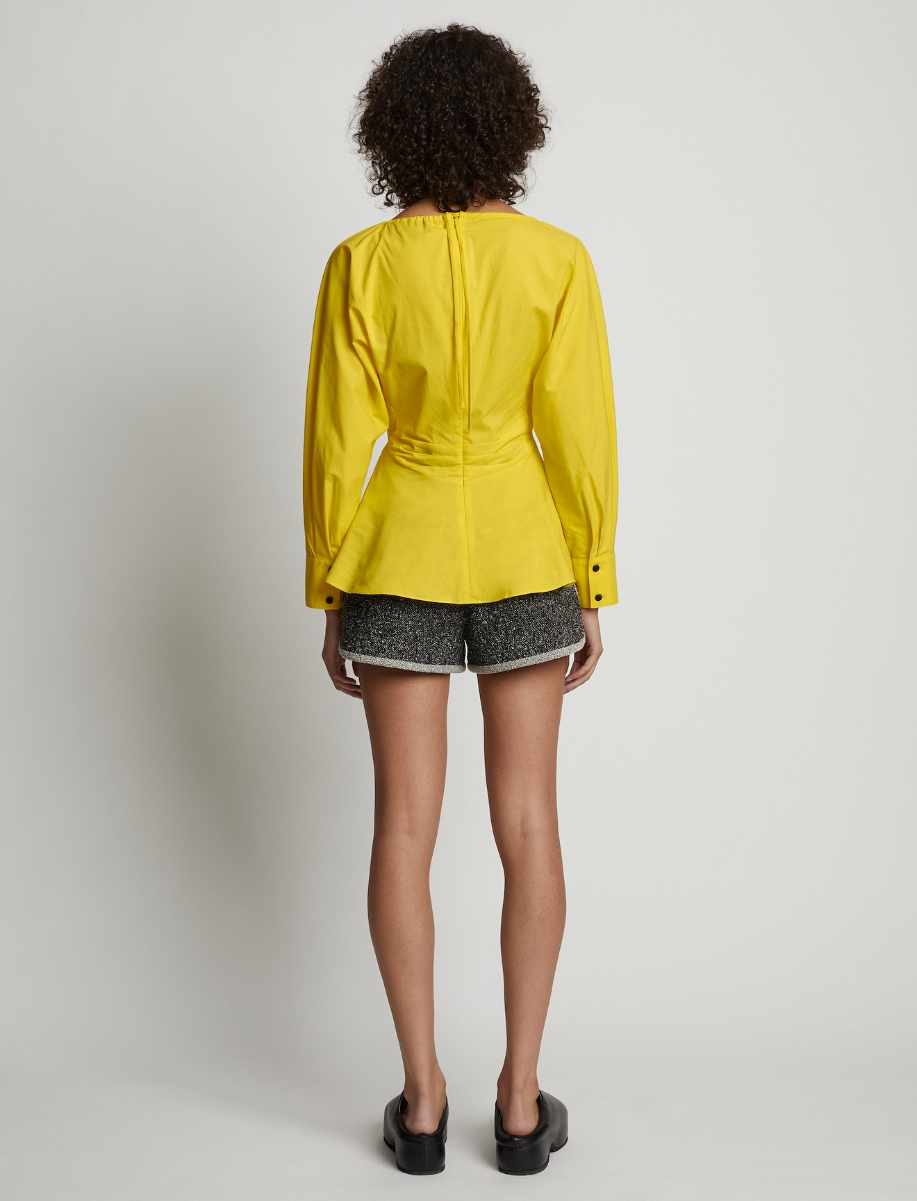 Poplin V-Neck Top #3