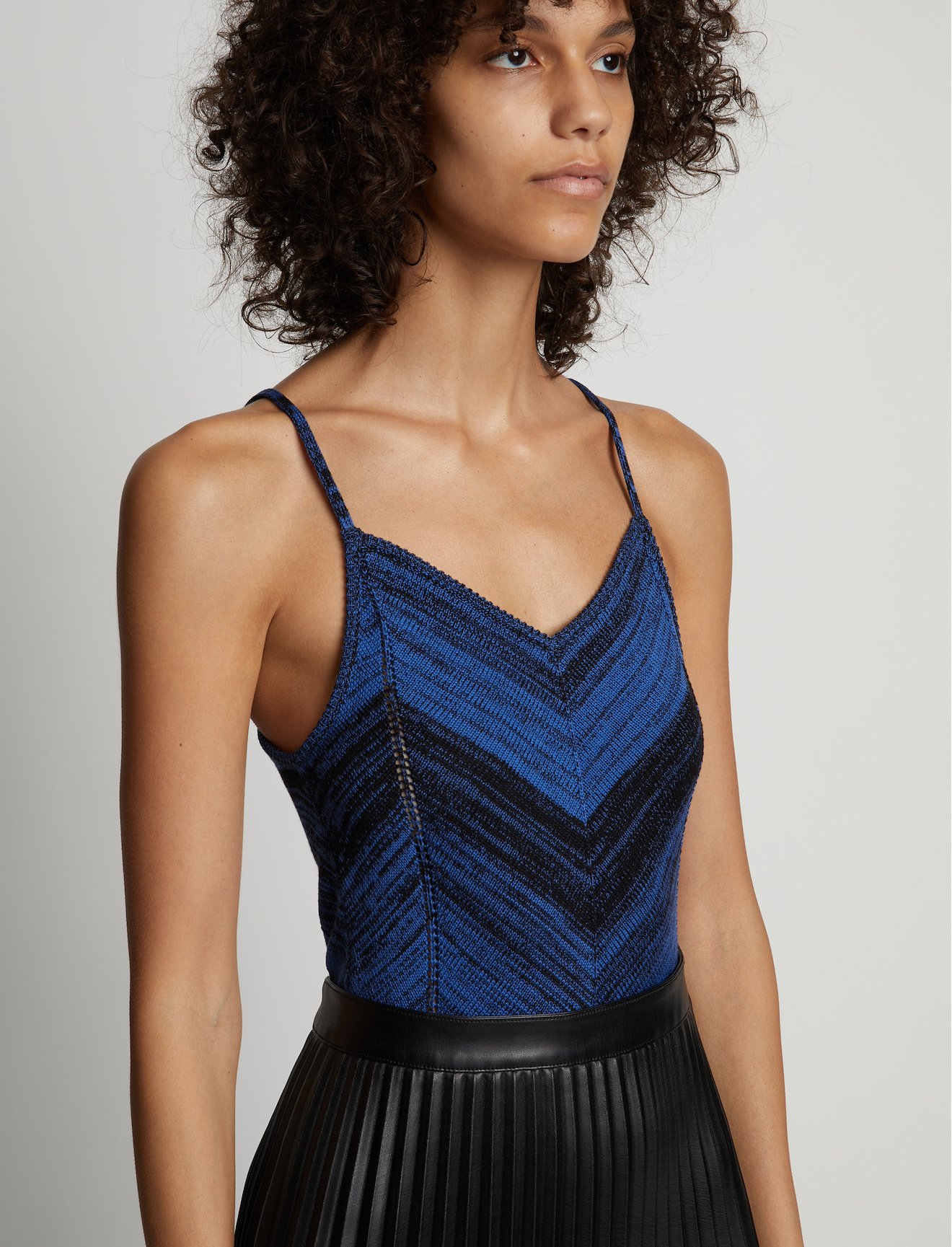 Marled Stripe Body Suit #4