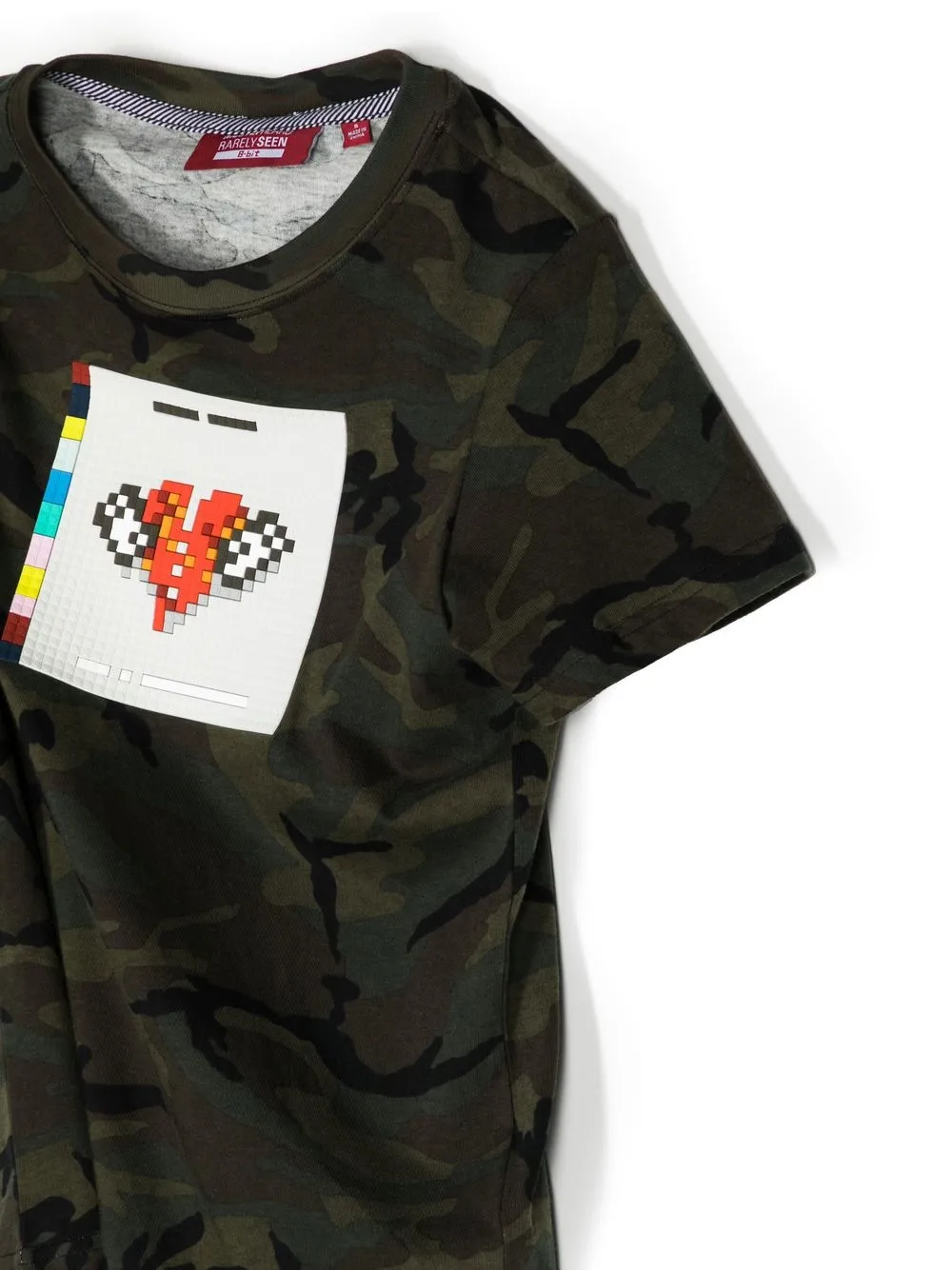  Mostly Heard Rarely Seen 8-bit Graphic-print Short-sleeve T-shirt - Green 