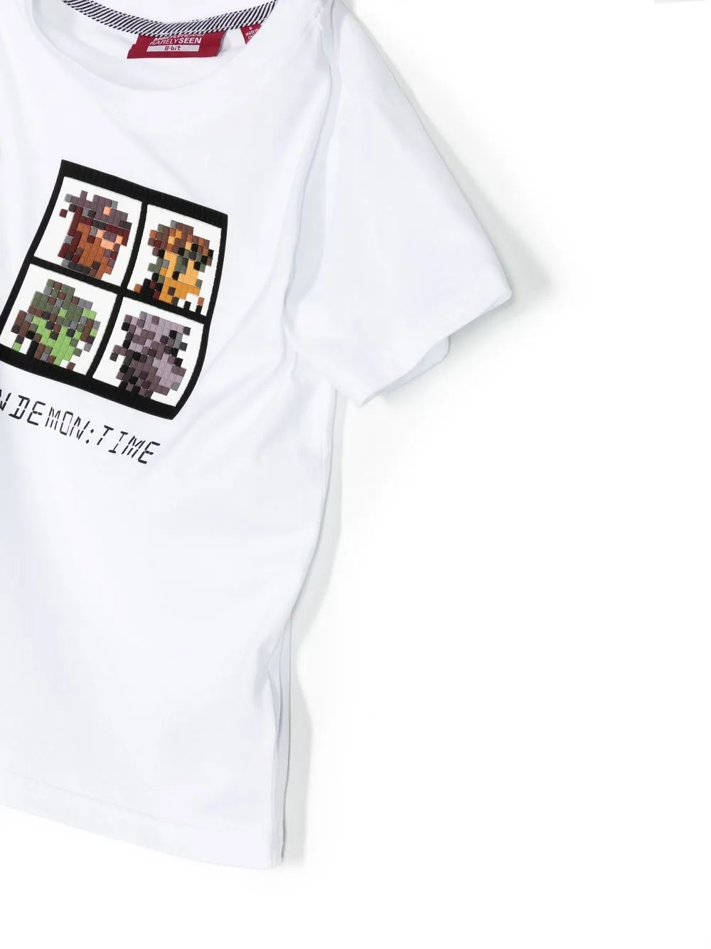  Mostly Heard Rarely Seen 8-bit Mini On Demon Time T-shirt - White 