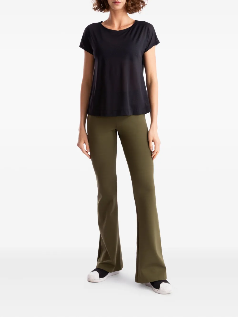 Lygia & Nanny Tarine pocketed flared trousers - Groen