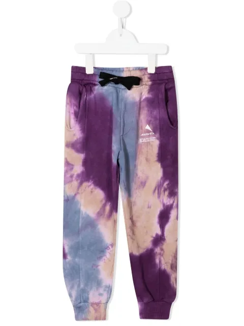 Mauna Kea logo-print tie-dye track pants