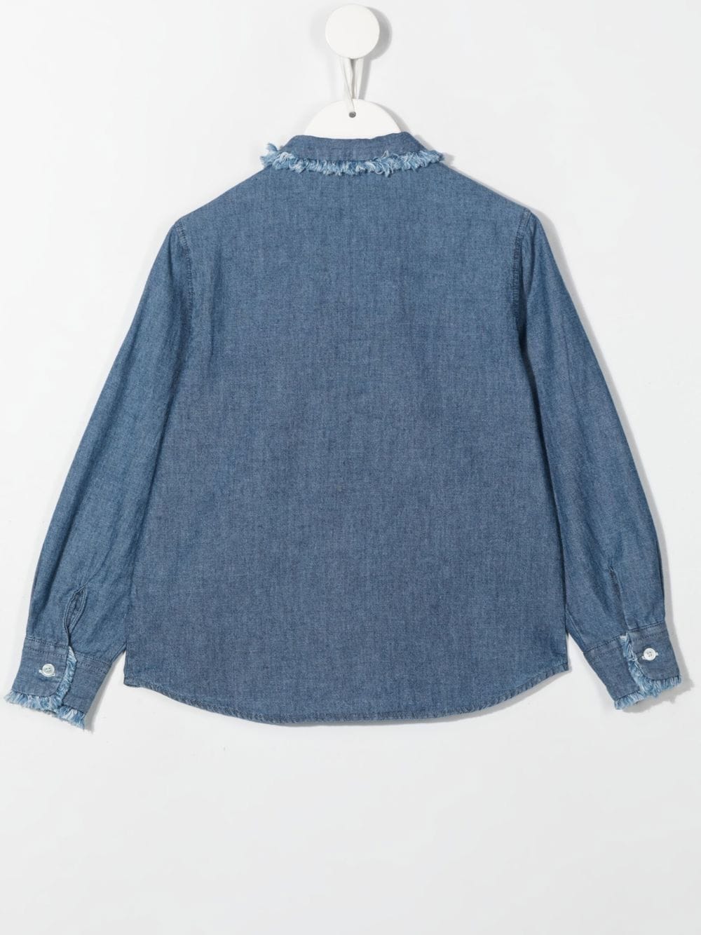 Aspesi Kids Spijkershirt met knopen - Blauw