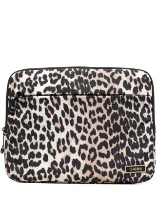 Saint Laurent Leopard Print Clutch - Farfetch