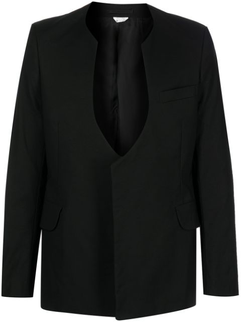 Comme des Garcons Homme Plus collarless open blazer Men