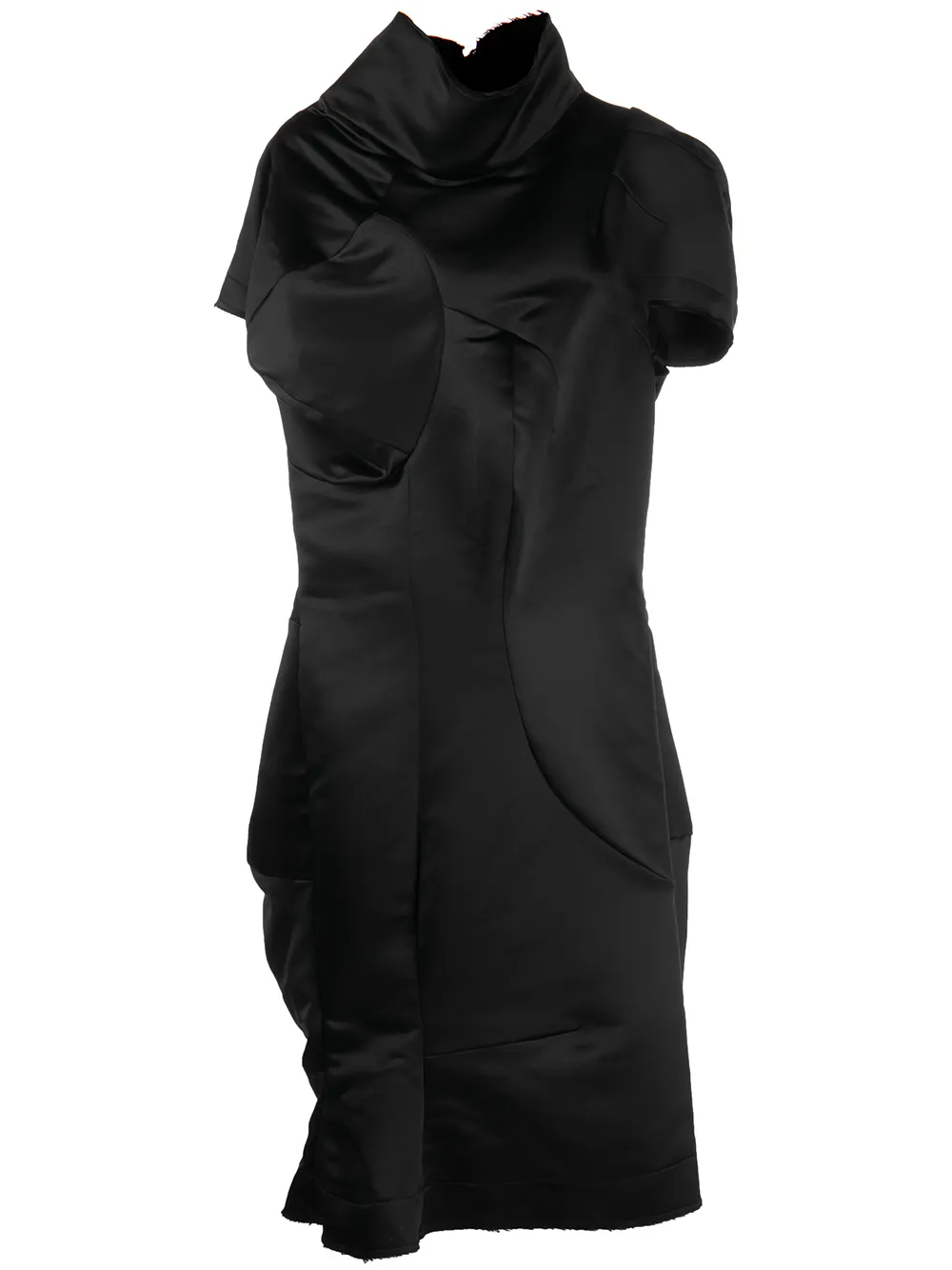 

Comme Des Garçons frayed-edge midi dress - Black