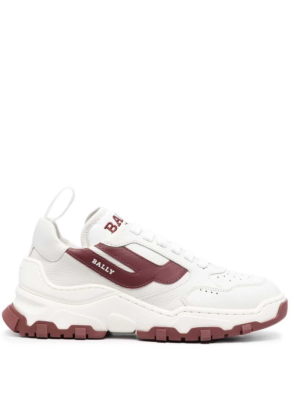 

Bally tenis con logo bordado - Blanco