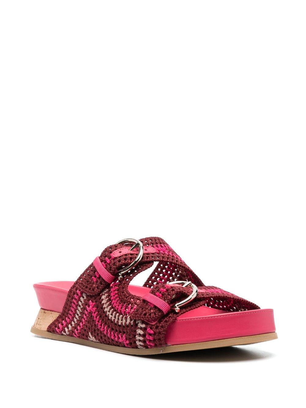 Ferragamo Shaula gehaakte sandalen - Roze