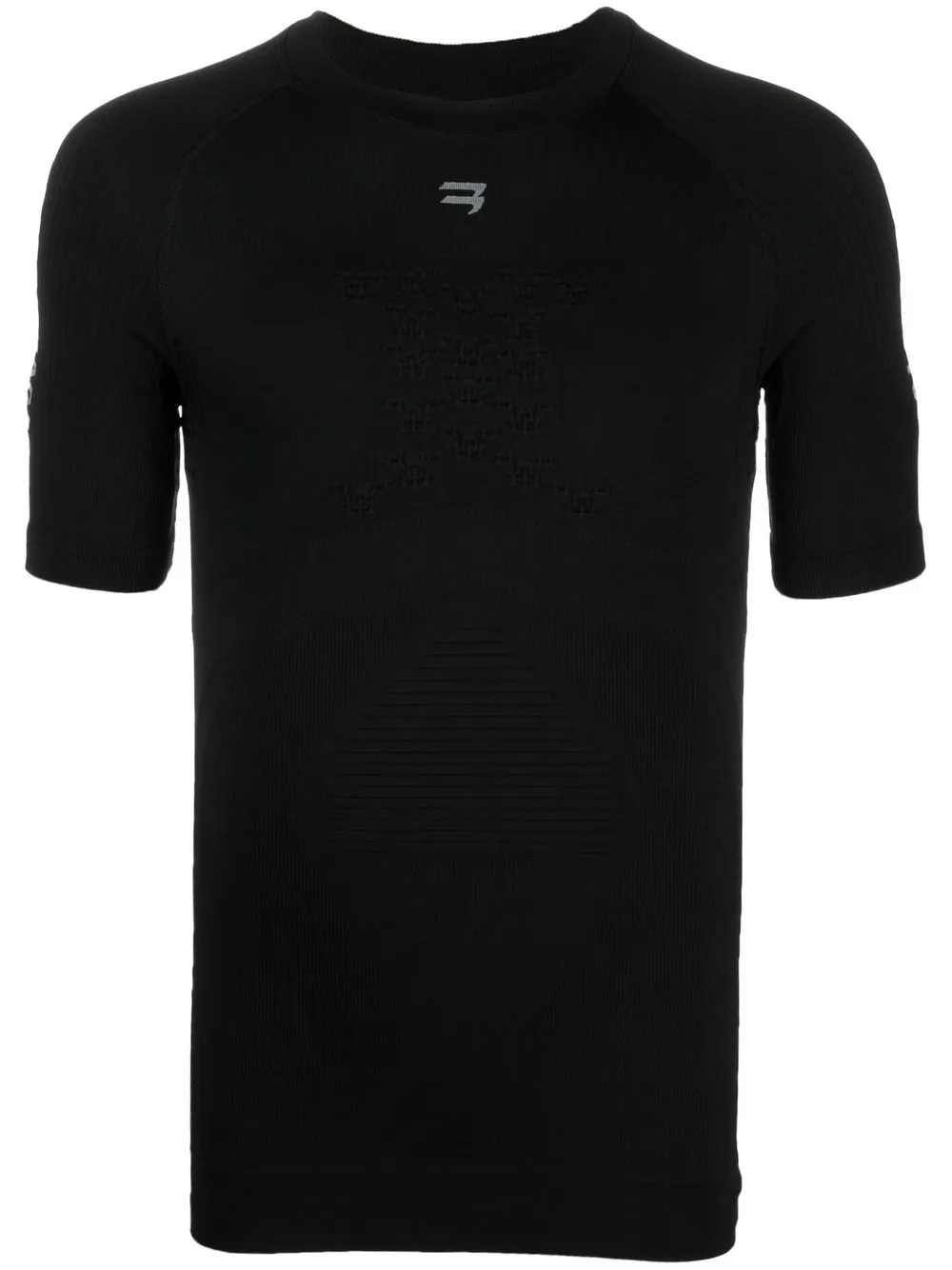 

Balenciaga playera con logo lateral - Negro