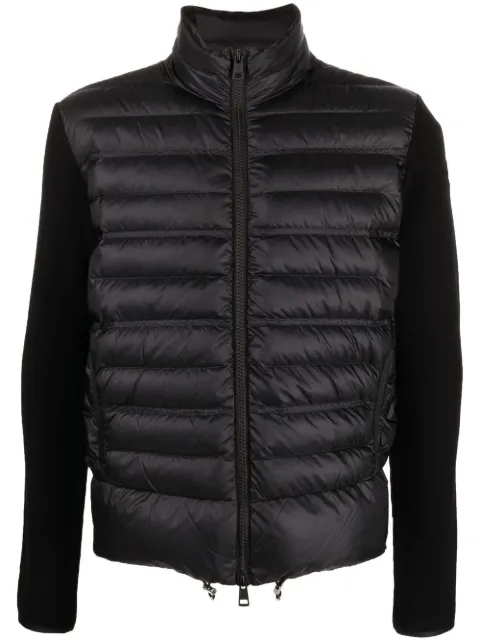 Moncler logo-patch padded down jacket 