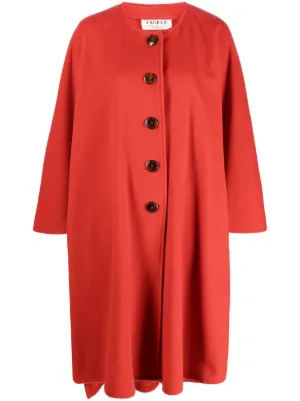 Gianfranco Ferré Pre-Owned 1980s Wool Coat | Red | FARFETCH ZA