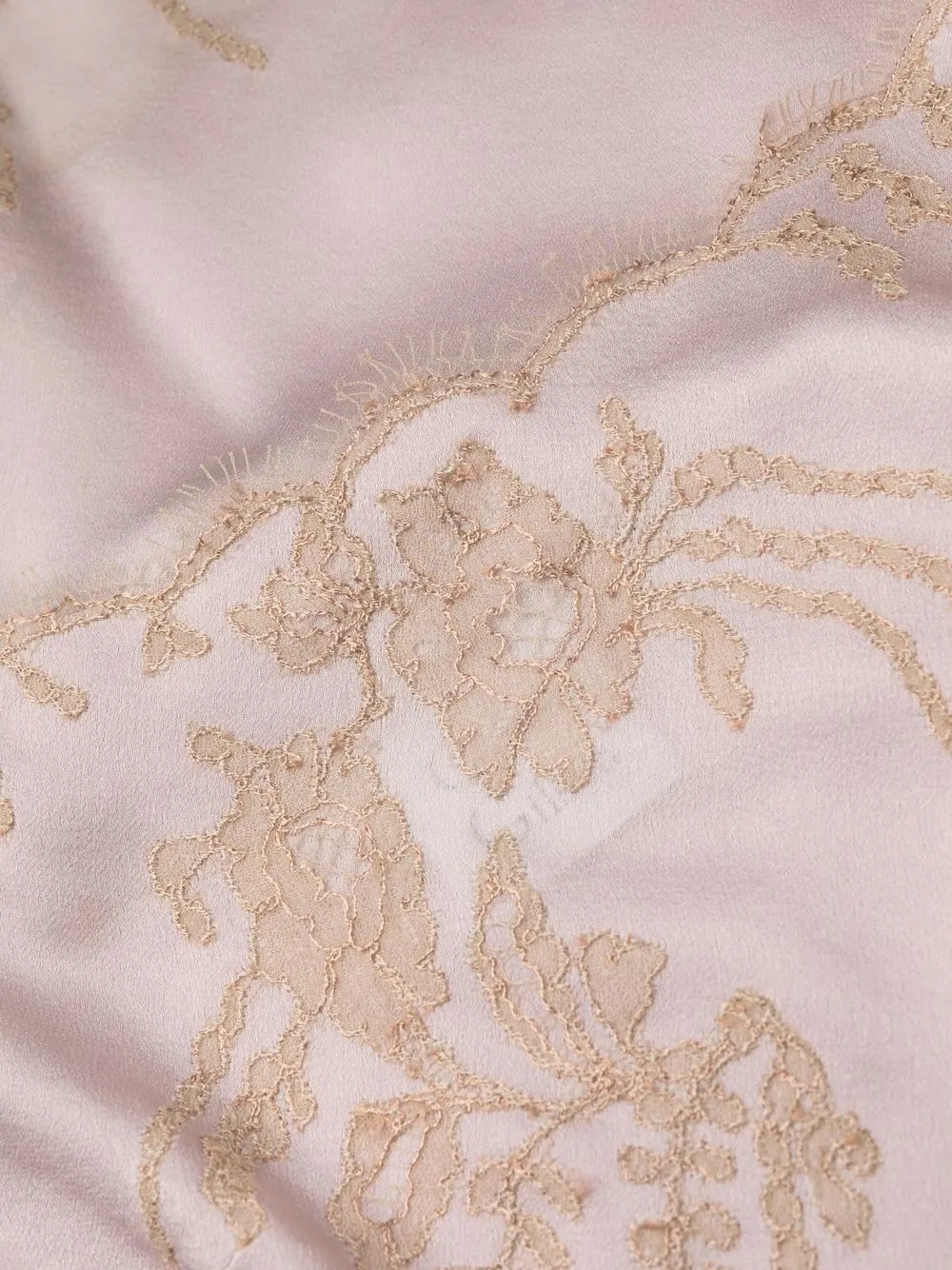  Carine Gilson Kleid Mit Spitze   Violett 